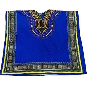 Sante Classics Kaftan‎ Dress Mumu One Size Art to Wear Tribal Maxi Mrs Roper